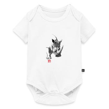 Rhino - Baby Premium short-sleeve bodysuit - white - Front