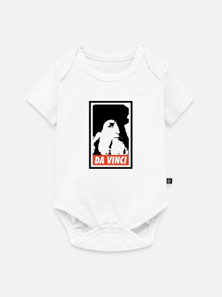 Leonardo da Vinci - Baby Premium Kurzarmbody - Weiß
