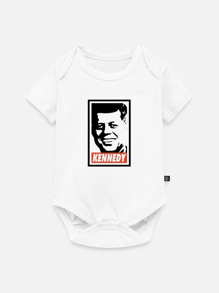 John F. Kennedy - Baby Premium Kurzarmbody - Weiß