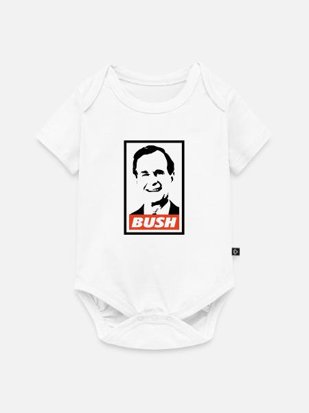 George H.W. Busch - Baby Premium Kurzarmbody - Weiß