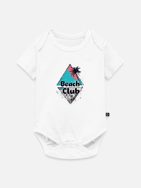 Beach Club Diamant - Baby Premium Kurzarmbody - Weiß
