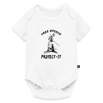 Free speech Journalist Reporter Profession Gift - Baby Premium short-sleeve bodysuit - white - Front
