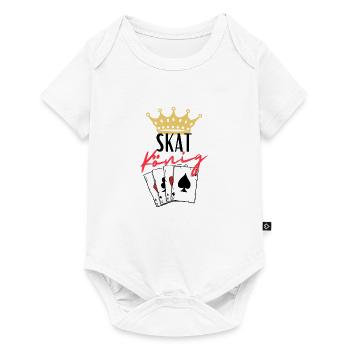 Roi du Skat - Body à manches courtes Premium Bébé - blanc - Devant