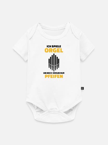 Orgel - Baby Premium Kurzarmbody - Weiß