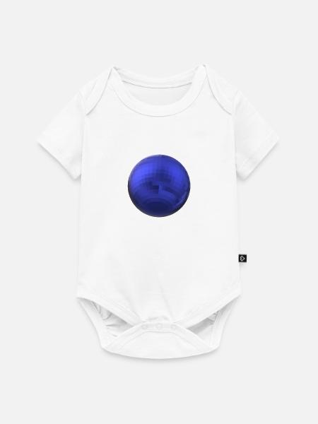 Indigo-Kugel - Baby Premium Kurzarmbody - Weiß