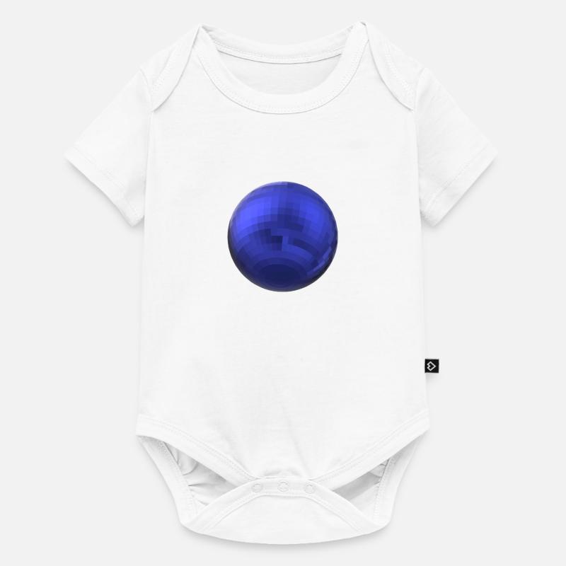 boule indigo - Body à manches courtes Premium Bébé - blanc