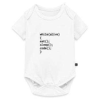 Entwickler / Informatiker / Programmierer / - Baby Premium Kurzarmbody - Weiß - Vorne