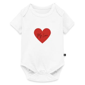 My Love ❤️️ - Body à manches courtes Premium Bébé - blanc - Devant