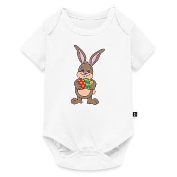 Easter motive Easter Easter bunny - Baby Premium short-sleeve bodysuit - white - Front