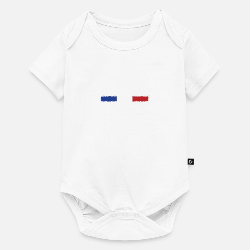 France - Body à manches courtes Premium Bébé - blanc