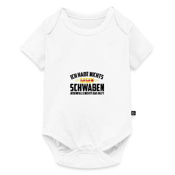 Badener - Baby Premium Kurzarmbody - Weiß - Vorne