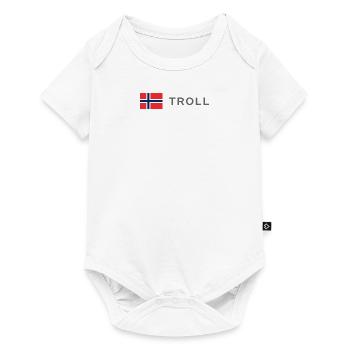 Troll - Baby Premium short-sleeve bodysuit - white - Front