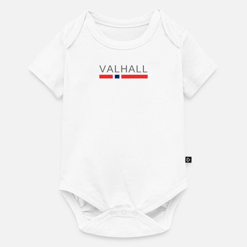 Valhalla Norvège - Body à manches courtes Premium Bébé - blanc