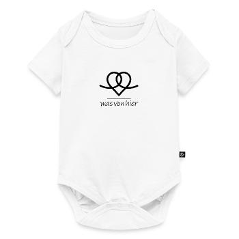 quoi d'ici - Body à manches courtes Premium Bébé - blanc - Devant