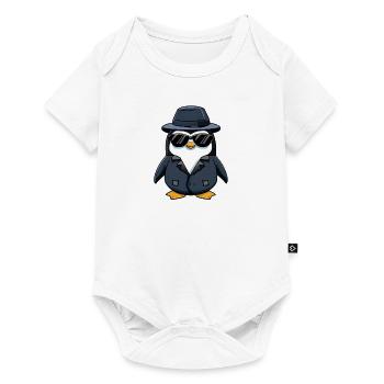 Mr. Penguin - Baby Premium short-sleeve bodysuit - white - Front
