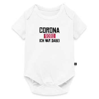 Corona 2020 ich war dabei - Baby Premium Kurzarmbody - Weiß - Vorne