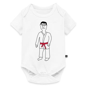 Judo - Body à manches courtes Premium Bébé - blanc - Devant