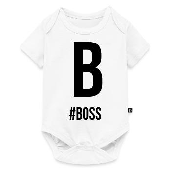 B - Baby Premium Kurzarmbody - Weiß - Vorne