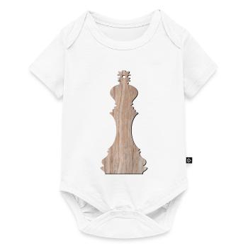 Chess Pieces Chess Game KING BOARD GAME - Baby Premium short-sleeve bodysuit - white - Front