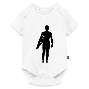 Surfing  - Baby Premium Kurzarmbody - Weiß - Vorne