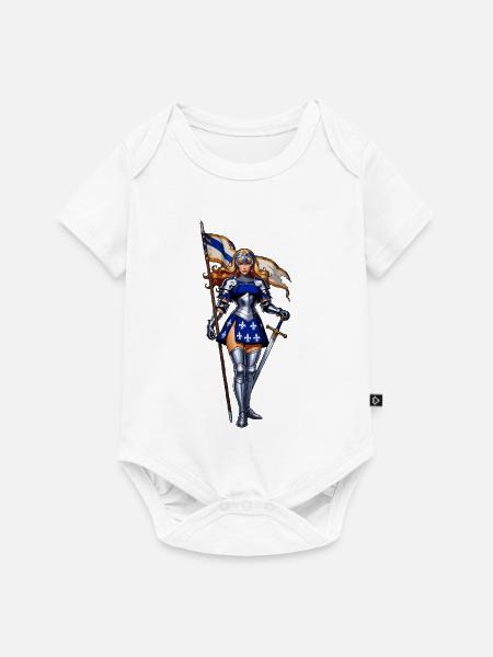Jeanne d'Arc Cosplay - Baby Premium Kurzarmbody - Weiß