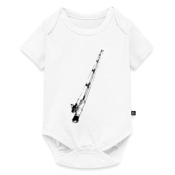 Angelrute - Baby Premium Kurzarmbody - Weiß - Vorne
