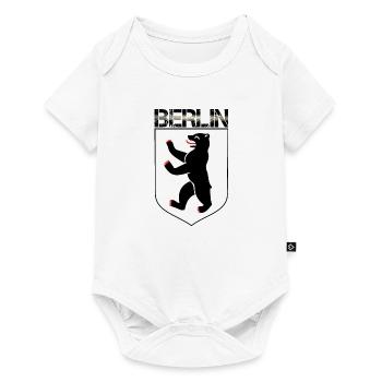 Berlin Bear Coat of Arms - Baby Premium short-sleeve bodysuit - white - Front