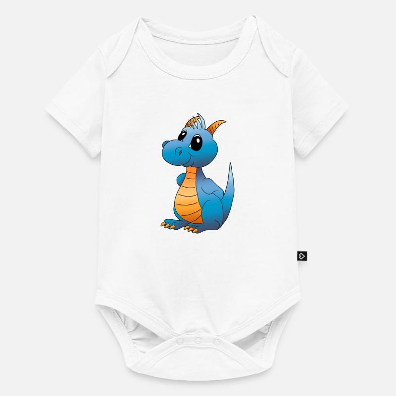 Blue Dragon - Body à manches courtes Premium Bébé - blanc