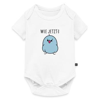 Fragender Vogel - Baby Premium Kurzarmbody - Weiß - Vorne