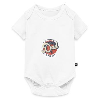 Best Paragliding Dad For Dad Paragliding - Baby Premium short-sleeve bodysuit - white - Front
