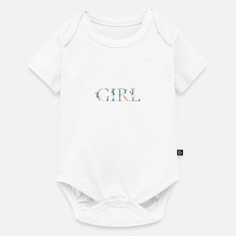 C’est une fille! Personnalisable - Body à manches courtes Premium Bébé - blanc