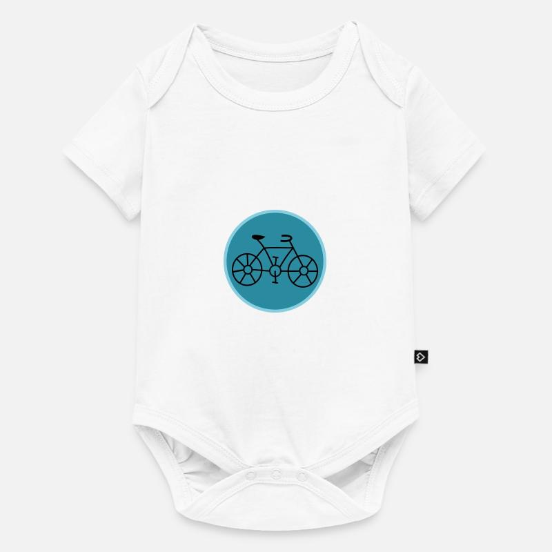 VÉLO. CYCLISME. - Body à manches courtes Premium Bébé - blanc
