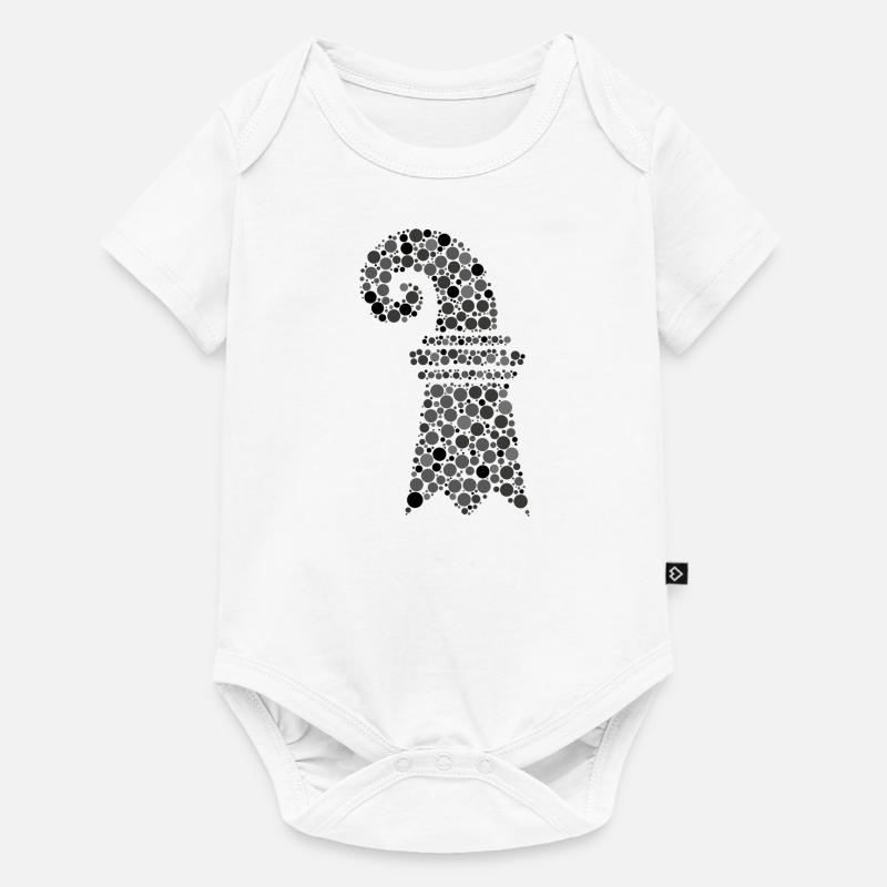 Basel - Baslerstab - Baby Premium Kurzarmbody - Weiß