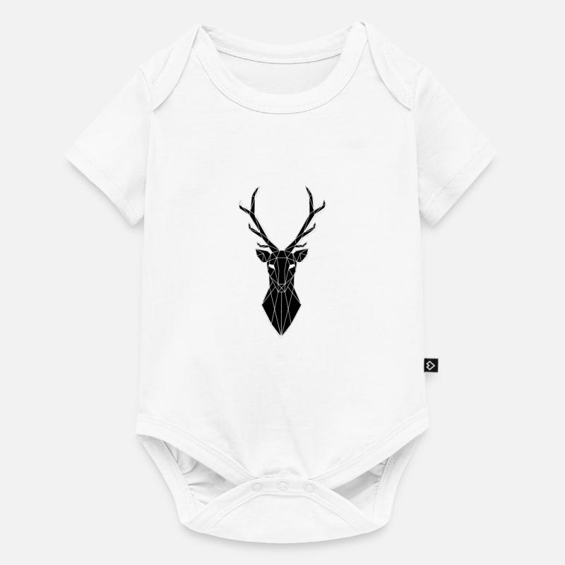 deer - Baby Premium short-sleeve bodysuit - white