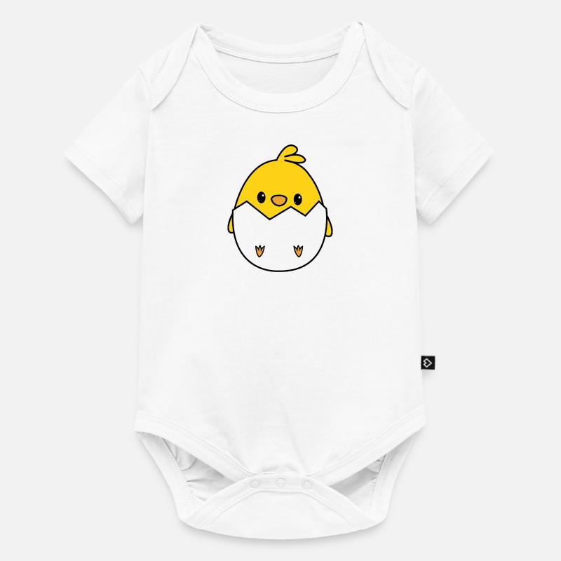 Chipi das Küken - Baby Premium Kurzarmbody - Weiß
