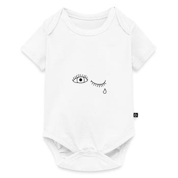 happy and cry - Baby Premium short-sleeve bodysuit - white - Front