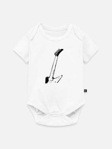 Guitare électrique - Body à manches courtes Premium Bébé - blanc