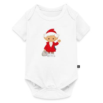 Unser Sandmännchen mit Traumsand - Baby Premium Kurzarmbody - Weiß - Vorne
