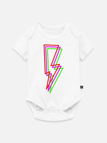 Blitz - Baby Premium Kurzarmbody - Weiß