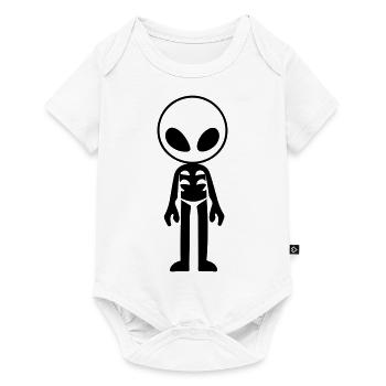 alien - Body à manches courtes Premium Bébé - blanc - Devant
