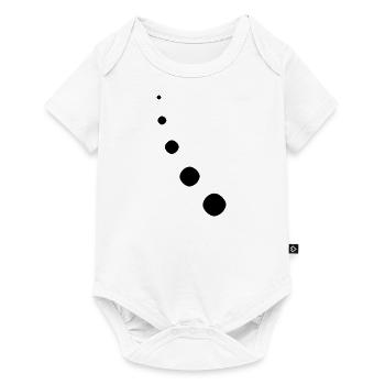 Dots Decor Noeud - Body à manches courtes Premium Bébé - blanc - Devant