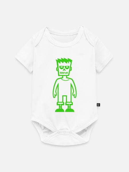 monster - Baby Premium Kurzarmbody - Weiß