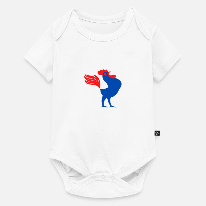 Mr LE COQ - Body à manches courtes Premium Bébé - blanc