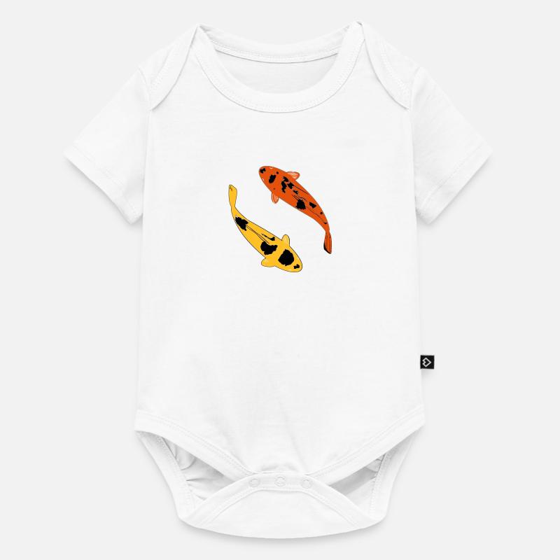 carpe koi - Body à manches courtes Premium Bébé - blanc