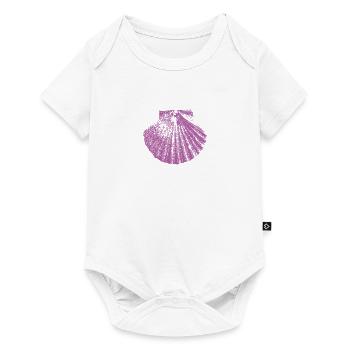 Jakobsmuschel Camino de Santiago - Baby Premium Kurzarmbody - Weiß - Vorne