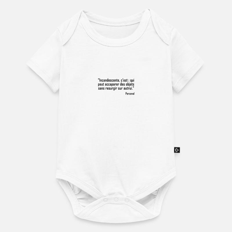 Kaameløtt - Réplique Culte - Citation Perceval - Body à manches courtes Premium Bébé - blanc