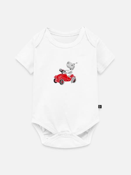 Bobby car - Baby Premium Kurzarmbody - Weiß