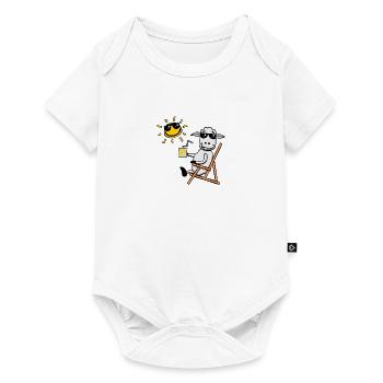 Lustiges Schaf! (ohne Text) - Baby Premium Kurzarmbody - Weiß - Vorne
