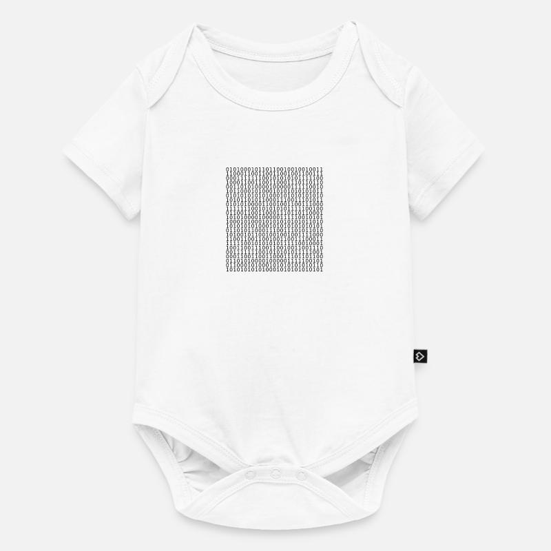 computer - Baby Premium Kurzarmbody - Weiß