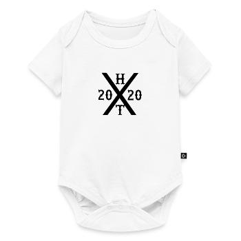 HT2020 schwarz 1 - Baby Premium Kurzarmbody - Weiß - Vorne